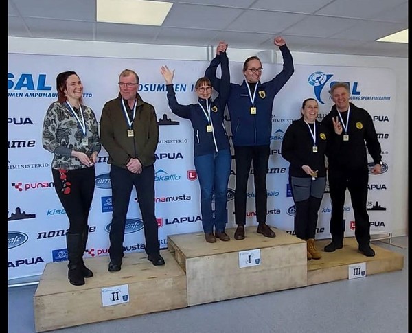 Kuulalle SM hopealle ammunnassa
