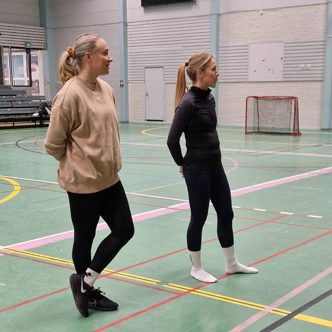 Ella Räsänen ja Katri Tuorila (e. Mustola) Kuulan yleisurheilupäivässä