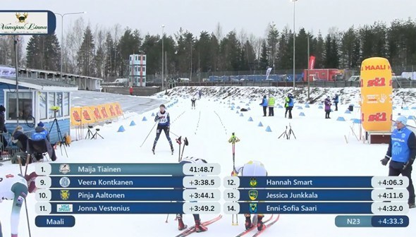 Enni-Sofia Saari 14., Atte Huhtanen uransa parhaaseen hiihtoon ja 16. sija SM-kisoissa