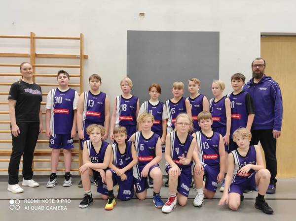 ​Koripallon U12 joukkueelle kaksi voitto Oulusta