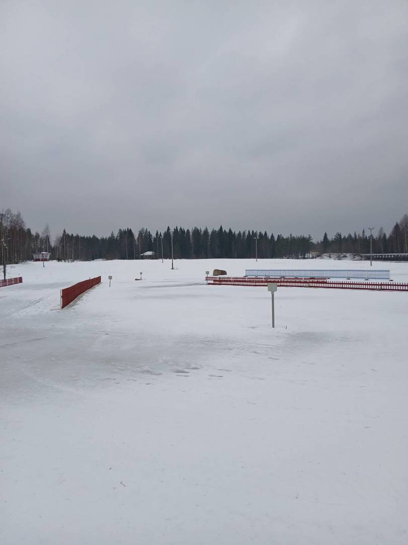 Huhmarin stadionin lumitilanne