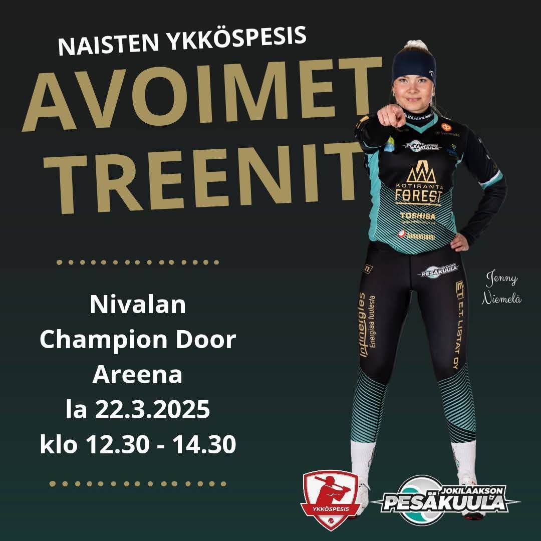 Naisten ykköspesiksen avoimet treenit