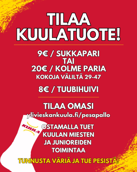 Tue kuulalaista pesäpalloilua ja tunnusta väriä!
