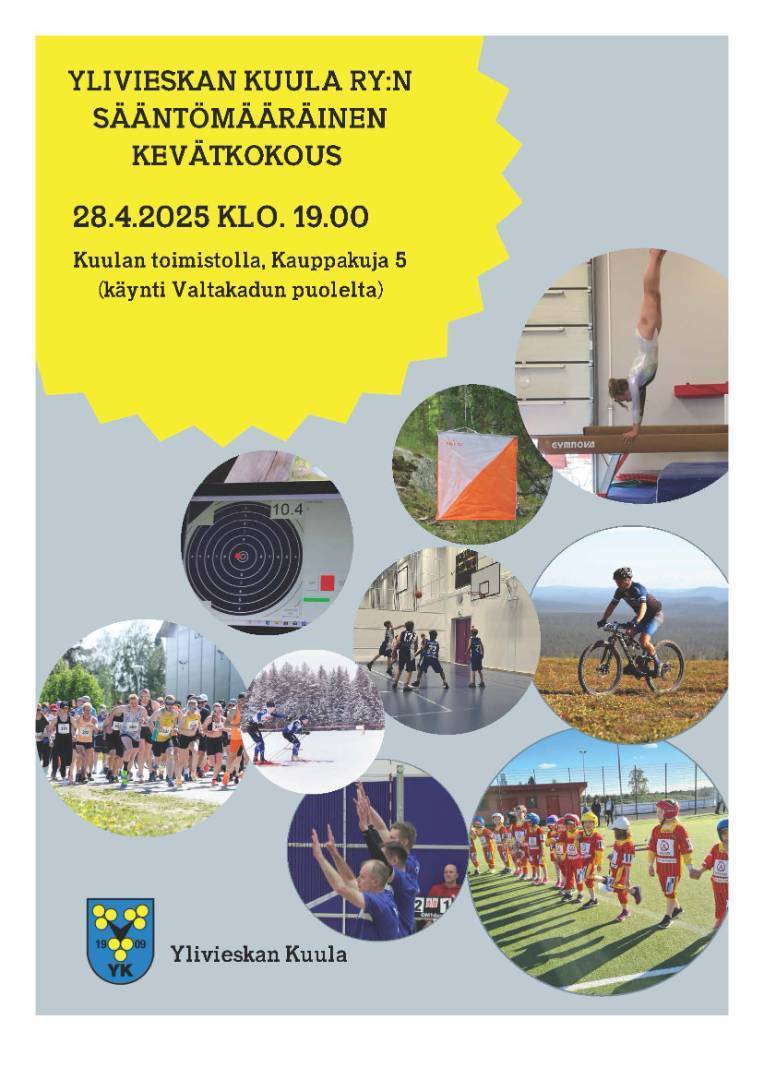 Sääntömääräinen Kevätkokous 28.4 klo. 19.00