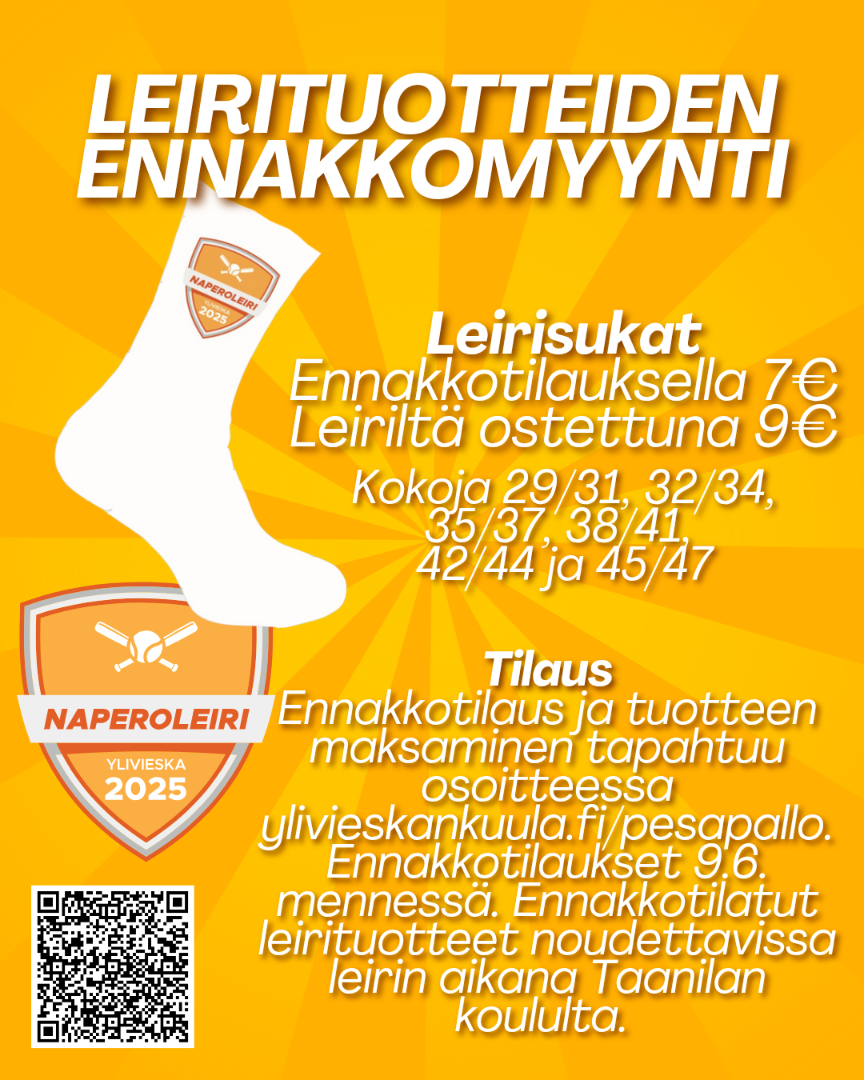 Naperoleirin leirisukat nyt ennakkomyynnissä!
