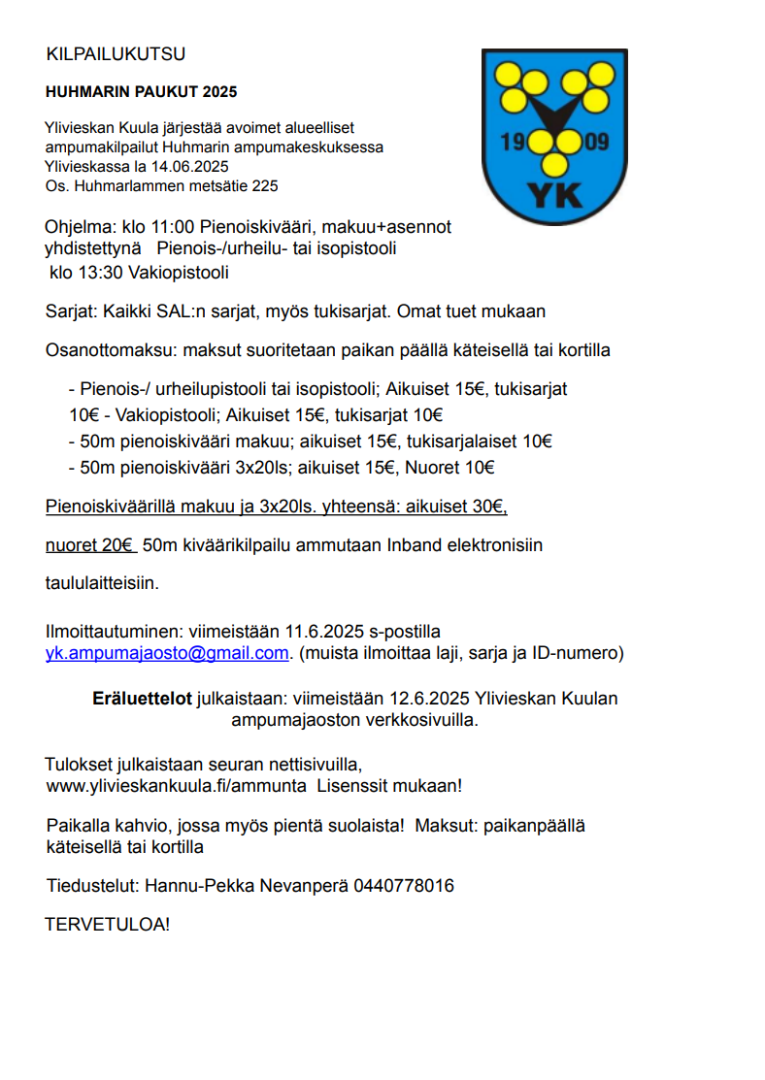 Huhmarin Paukut 14.6