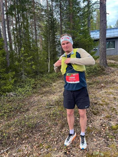 ​Lasse Härkönen kuudes NUTS Karhunkierroksen 83 kilometrillä