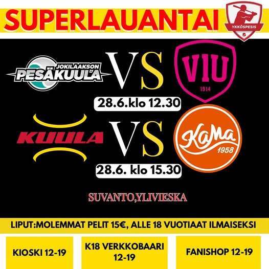 Superlauantai Suvannolla!