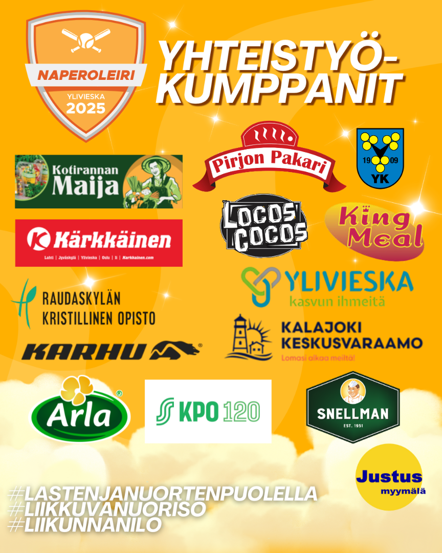 ​🤝 14 x kiitos – Yhteistyöllä syntyy Naperoleiri