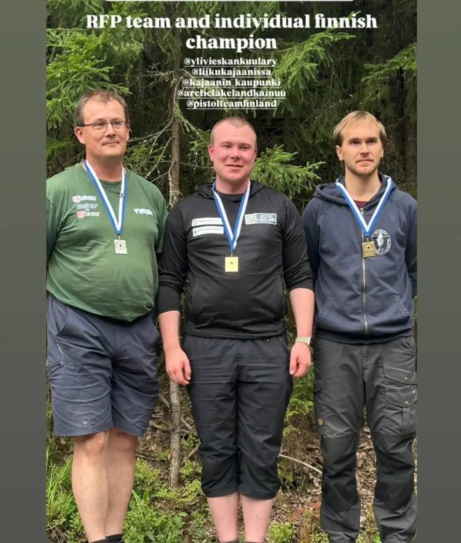 Sampo Voutilainen olympiapistoolin Suomen mestariksi, joukkuekisan SM-kulta Kuulalle