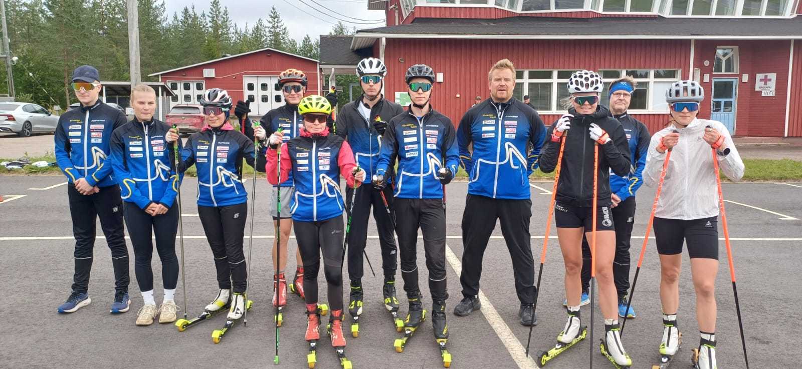 ​Alakoski, Olkkonen ja Saari Kuula Ski Teamin olympiatalven avauksessa Huhmarissa