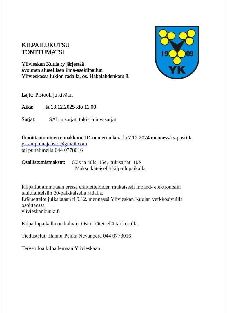 Tonttumatsi 13.12.2025