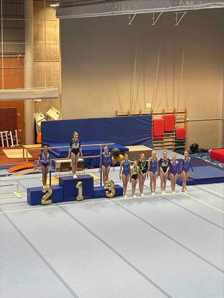 ​Ylivieska Gymnastis aloitti Kajaanin voimistelut nuorimpien sarjoilla