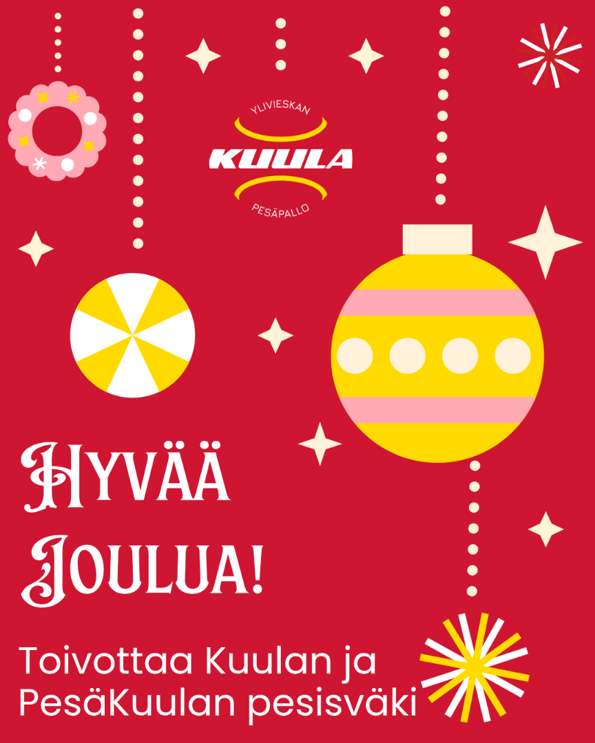 Rauhallista joulunaikaa!