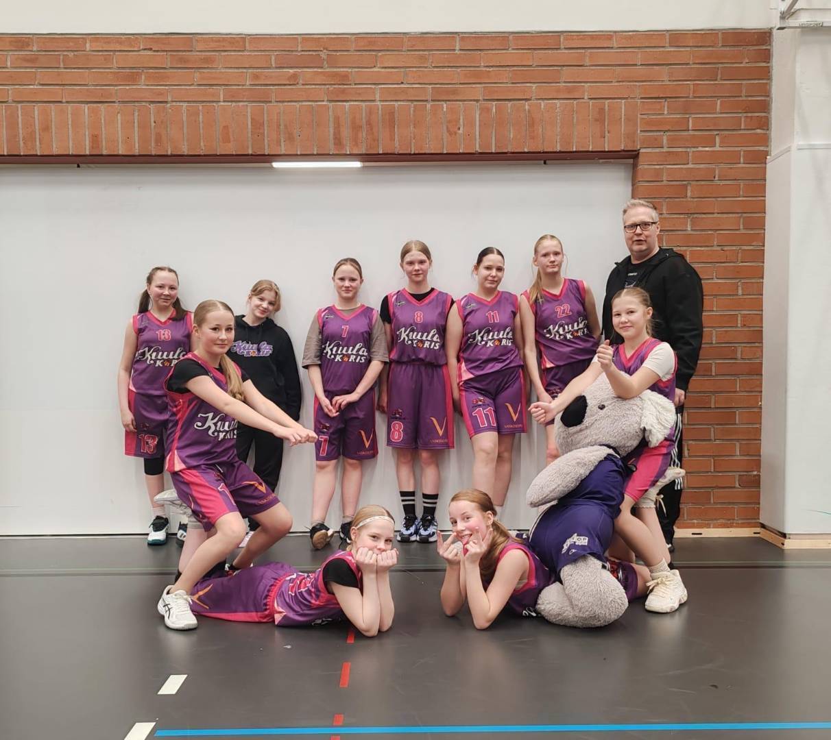 Koriskunkuille voittoja ja tappio