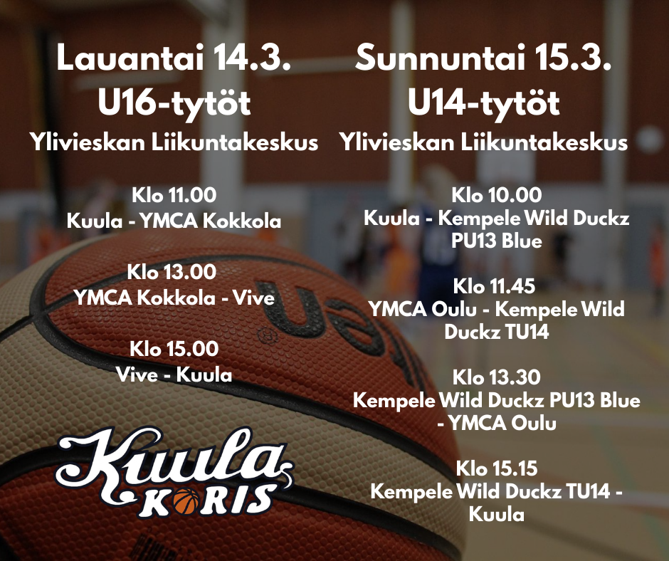 Kotiturnaus viikonloppu, tervetuloa!
