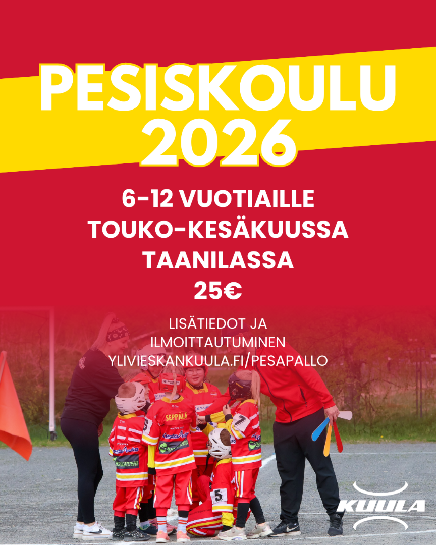 Kuulan järjestämä pesiskoulu alkaa tänä vuonna jo toukokuussa!