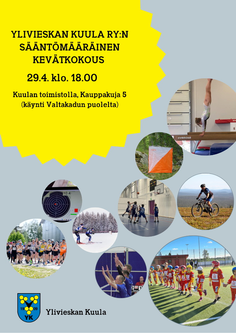 Sääntömääräinen Kevätkokous 29.4 klo.18.00