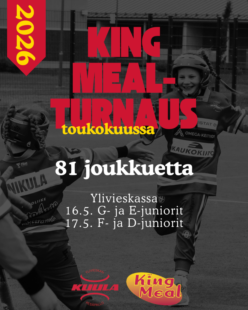 81 ilmoittautunutta joukkuetta King Meal-turnaukseen