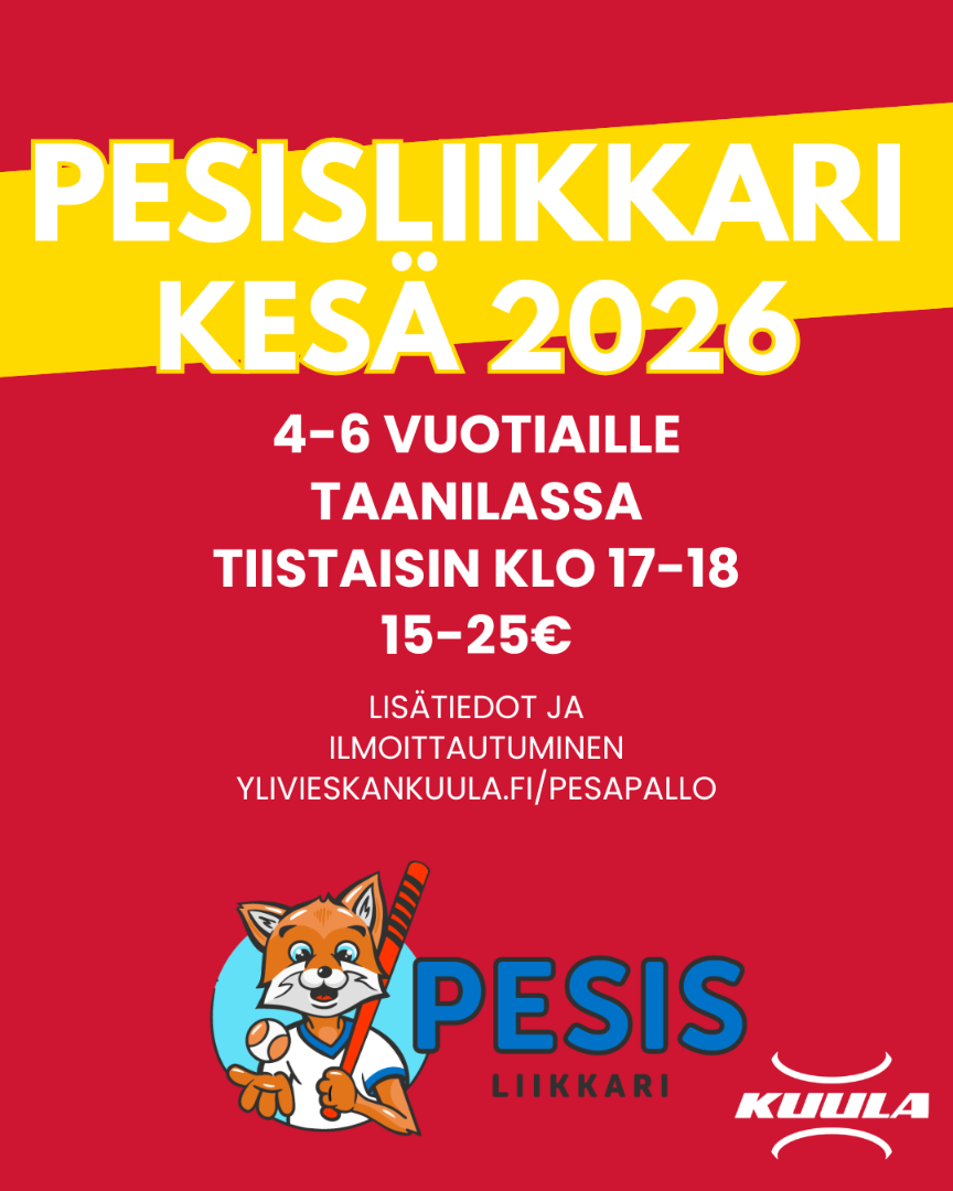 Kunnariketun pesisliikkari siirtyy kesäkaudelle - ilmoittaudu mukaan nyt!