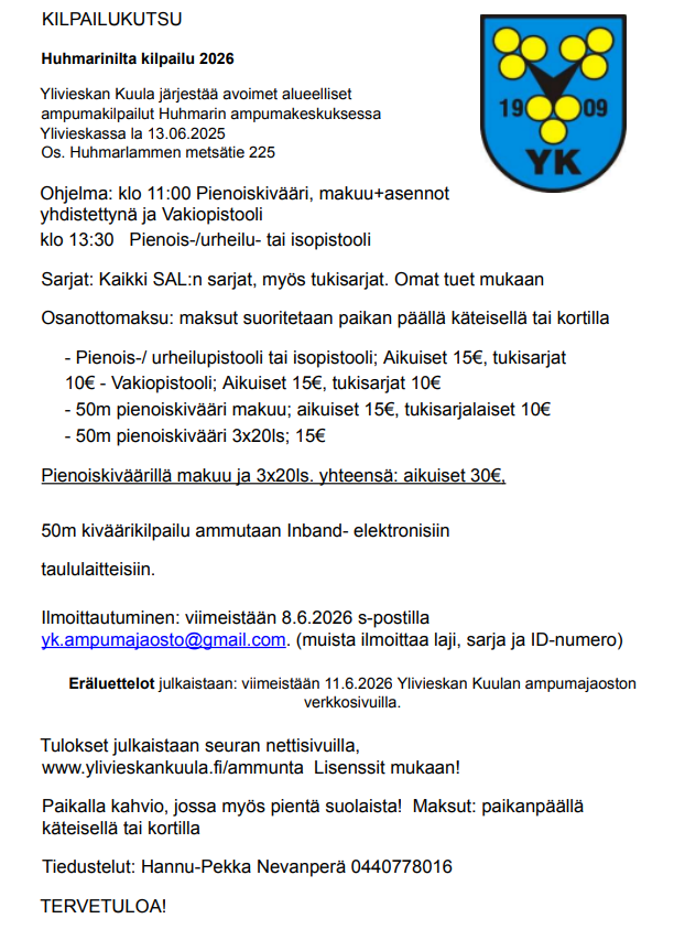 Huhmarin Paukut 13.06.2026