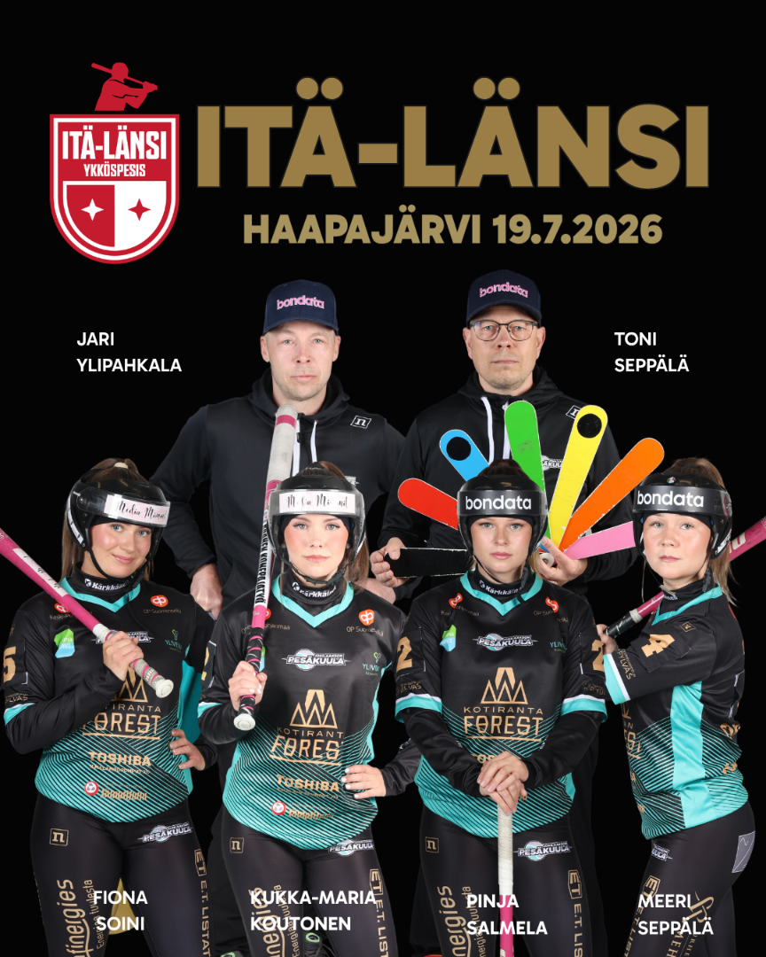 Ykköspesiksen Itä-Länteen vahva edustus Jokilaakson PesäKuulasta