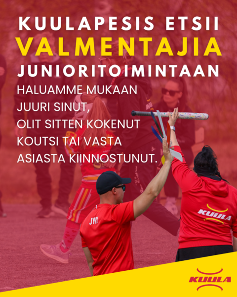 Tuu mukaan toimintaan valmentajana!