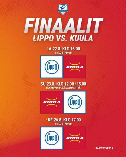 Miesten suomensarjan finaaliohjelma