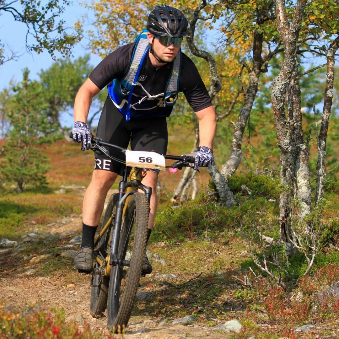 Saariselkä MTB stagessa Aki Sammalmaa bodiumille