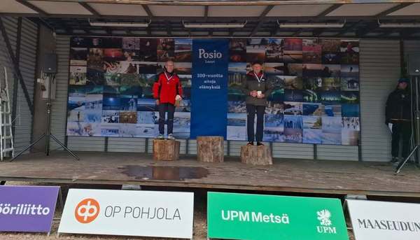 ​Mauno Nieminen suunnisti SM-hopeaa pitkiltä matkoilta Posiolla