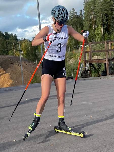 Anni Alakoski sprintin SM-nelonen Puijolla