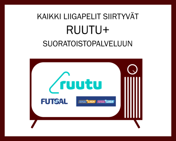 Naisten futsal-liigan pelit jatkossa nähtävissä Ruutu+ palvelussa! 