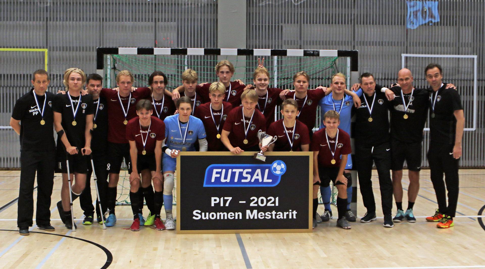 Ylöjärven Ilves jälleen P17 Futsal-Liigan Suomen mestaruuteen!