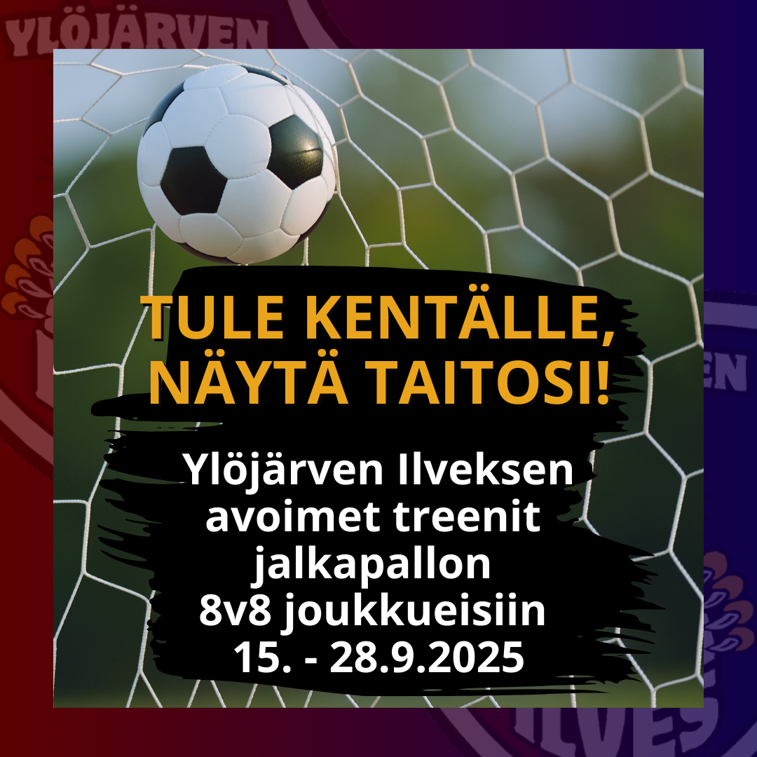 YIlves järjestää avoimet treenit tulevan kauden 8v8 joukkueisiin