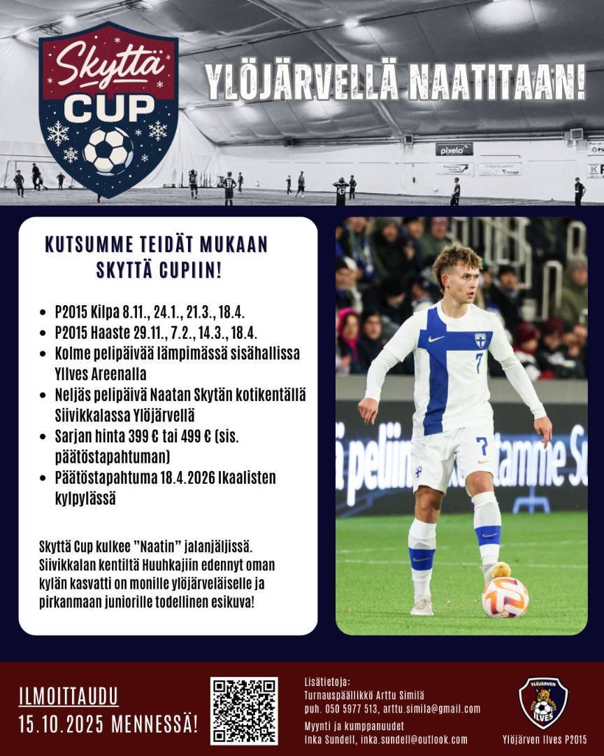 Skyttä Cup ilmoittautuminen on nyt auki!