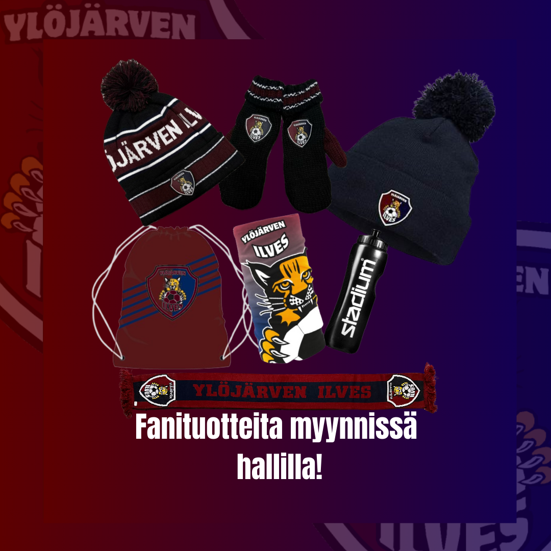 Fanituotteita hallilta!