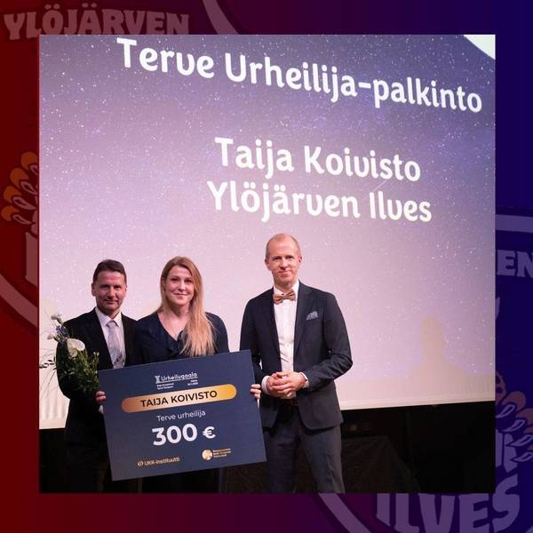 Taija Koivistolle Terve urheilija -palkinto Hämeen Urheilugaalassa