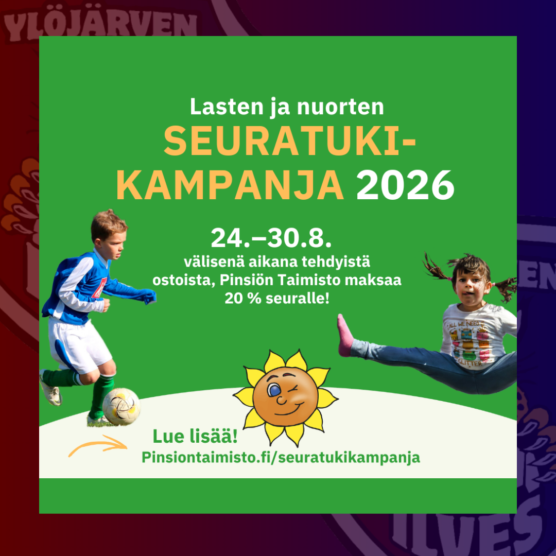 Viikonlopuksi kannattaa suunnata Pinsiön Tamistoon ostoksille - Samalla tuet Ylöjärven Ilvestä!