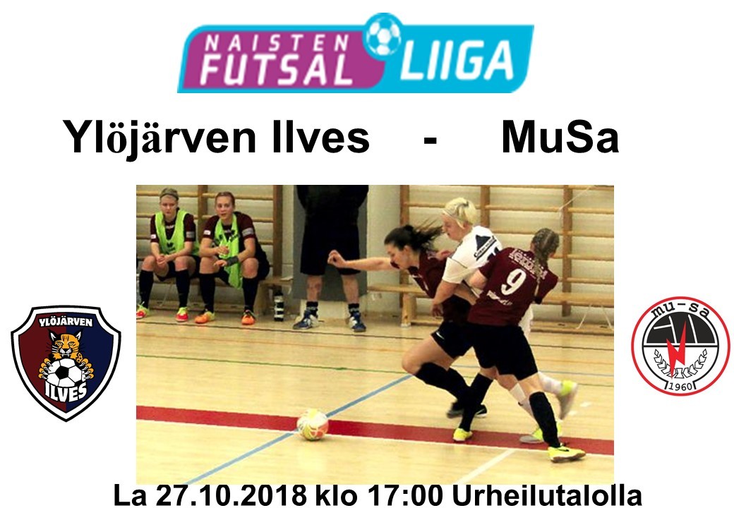YIlves-MuSa Naisten Futsal-Liigan ottelu pelattu 27.10  Urheilutalolla
