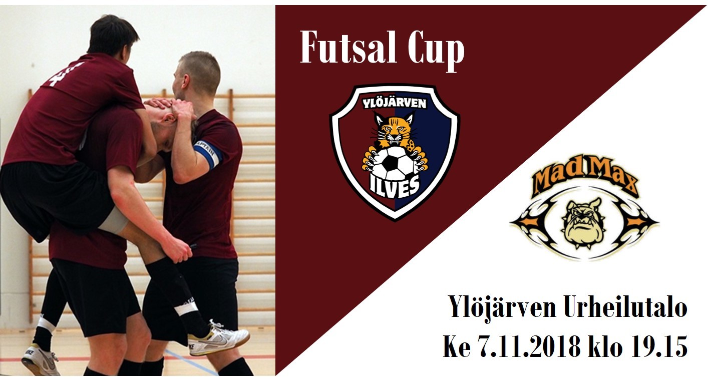 Miesten Futsal Cupin 1. kierros Urheilutalolla ke 7.11. klo 19.15